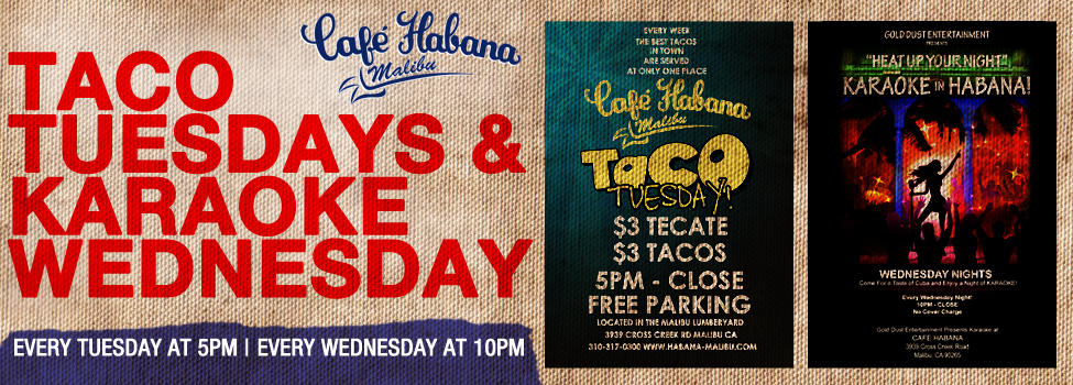 Tuesdays and Wednesdays